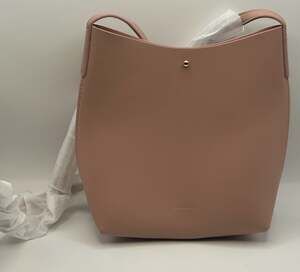 SAMARA Blush Pink Vegan Leather Mini Tote Bag